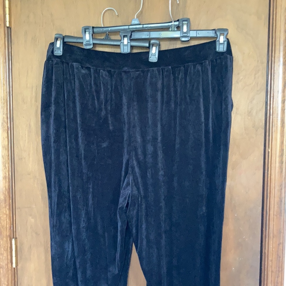 Emily Daniels black pull on knit corduroy pant size 3X - Picture 6 of 17